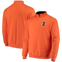 Veste Colosseum Orange Illinois Fighting Illini Tortugas Logo Quarter-Zip pour homme