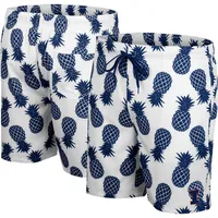 Colosseum White Illinois Fighting Illini Pineapples Short de bain pour homme