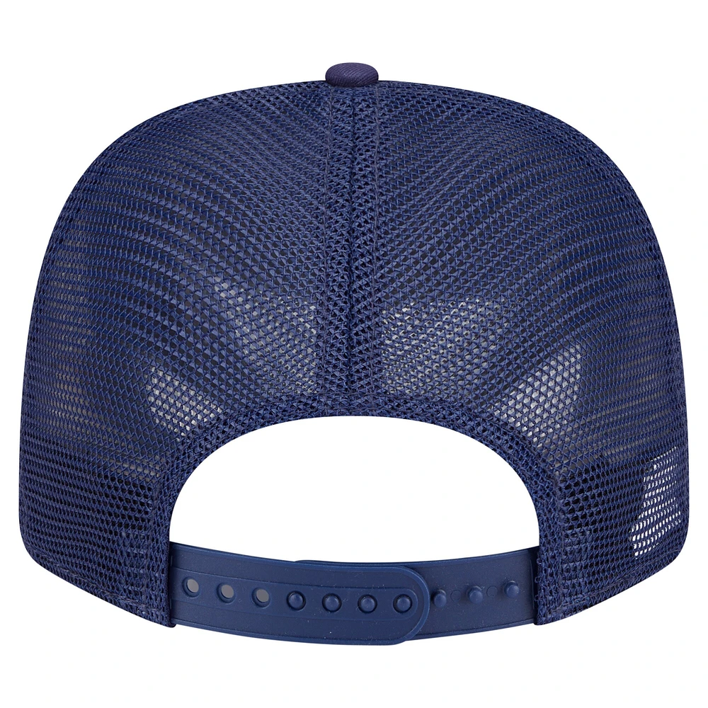 Men's New Era Navy Illinois Fighting Illini Primary 9SEVENTY Trucker Stretch-Snap Hat