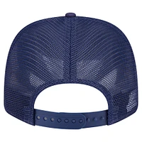 Men's New Era Navy Illinois Fighting Illini Primary 9SEVENTY Trucker Stretch-Snap Hat