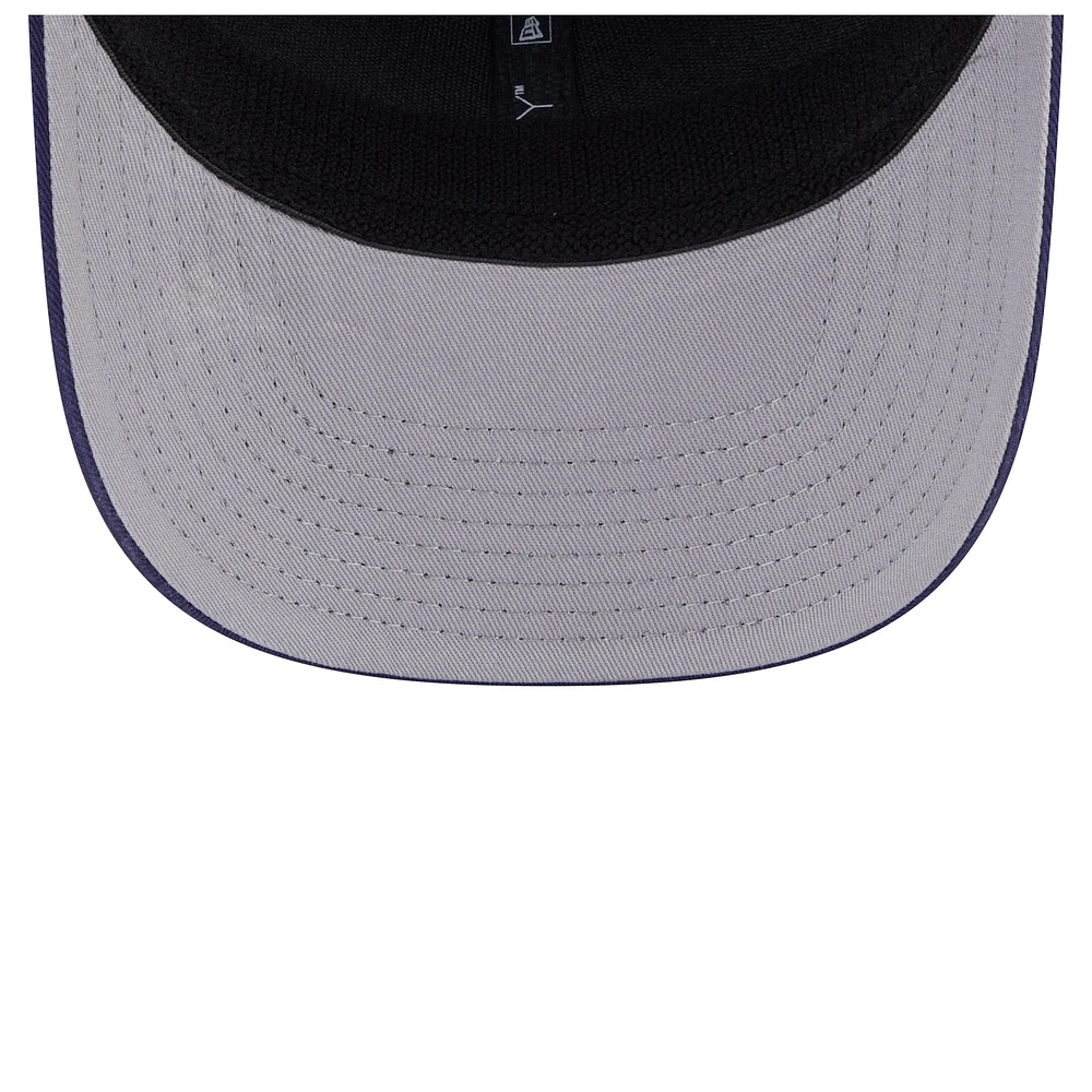 Men's New Era Navy Illinois Fighting Illini Primary 9SEVENTY Trucker Stretch-Snap Hat
