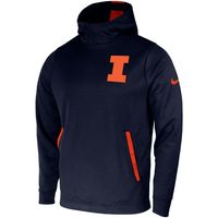 Men's Nike Navy Illinois Fighting Illini 2-Hit Performance Pullover Hoodie