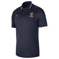 Men's Nike  Navy Illinois Fighting Illini 2023 Sideline Coaches Performance Polo