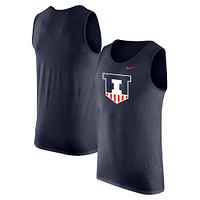 Men's Nike Navy Illinois Fighting Illini Tank Top