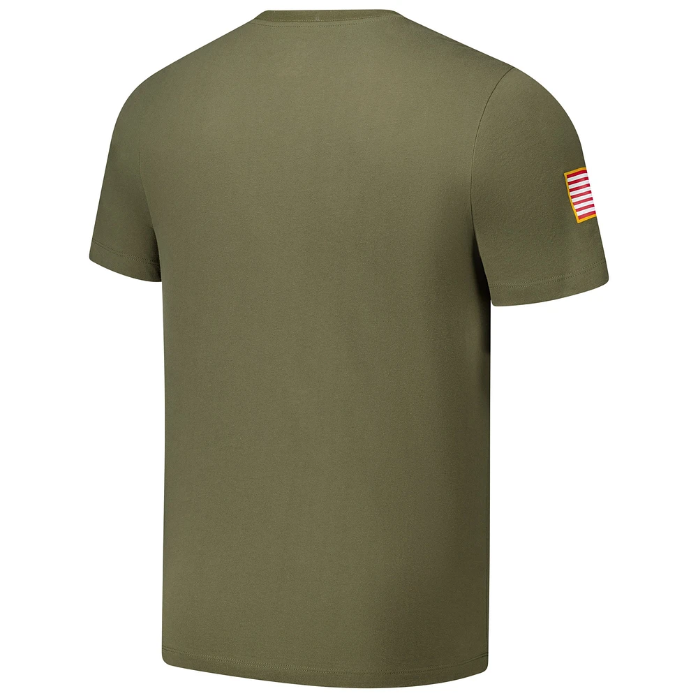 Men's Nike  Olive Illinois Fighting Illini 2024 Military Appreciation Performance T-Shirt