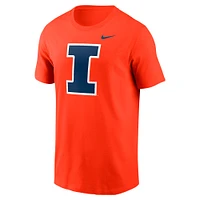 Men's Nike Orange Illinois Fighting Illini Logo T-Shirt