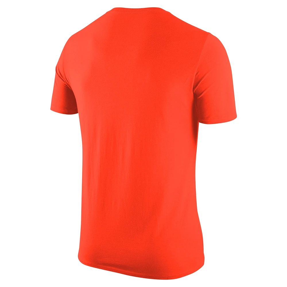 Men's Nike Orange Illinois Fighting Illini Logo T-Shirt