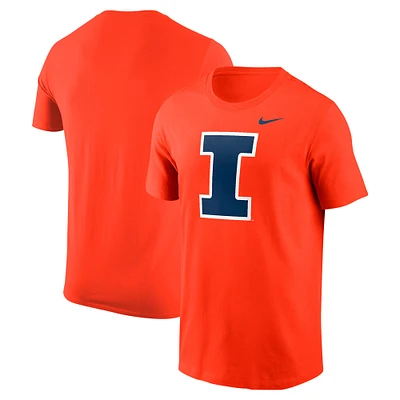 Men's Nike Orange Illinois Fighting Illini Logo T-Shirt