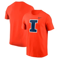 Men's Nike Orange Illinois Fighting Illini Logo T-Shirt