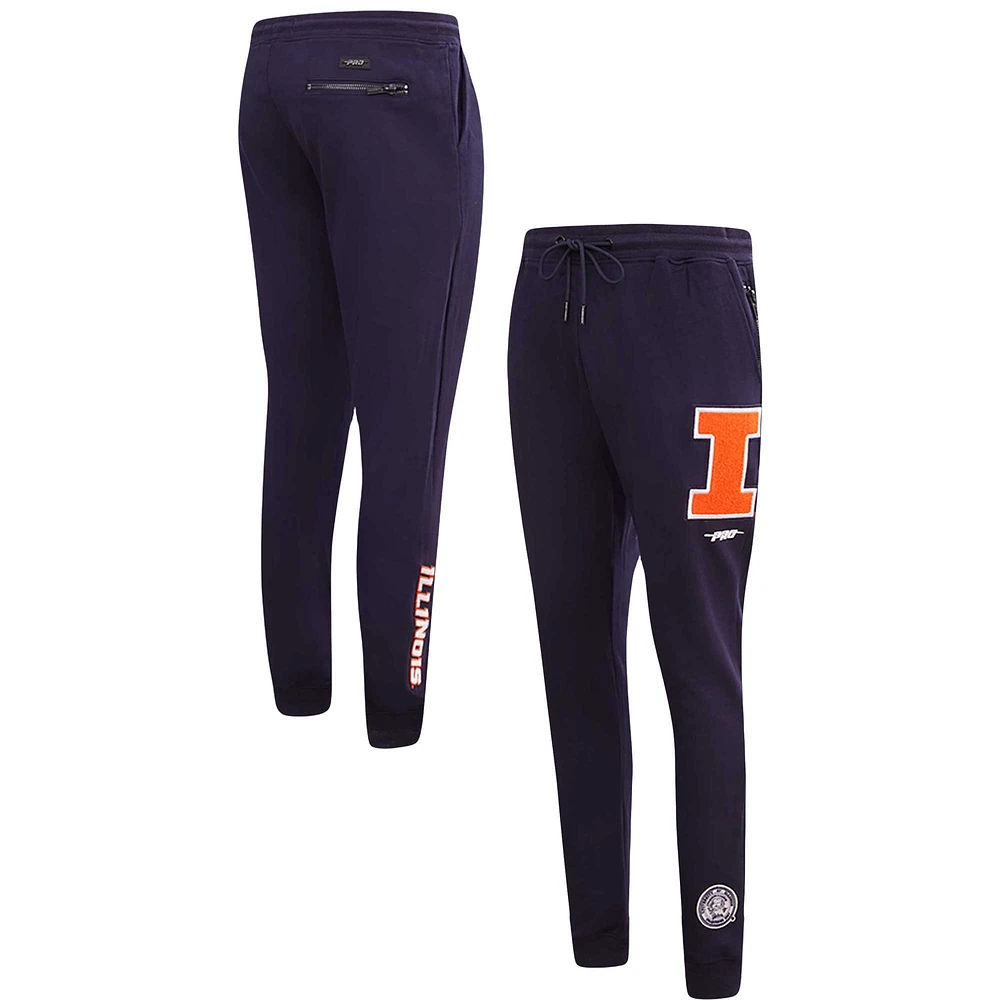 Pantalon de jogging Pro Standard Illinois Fighting Illini Classic DK pour homme, bleu marine