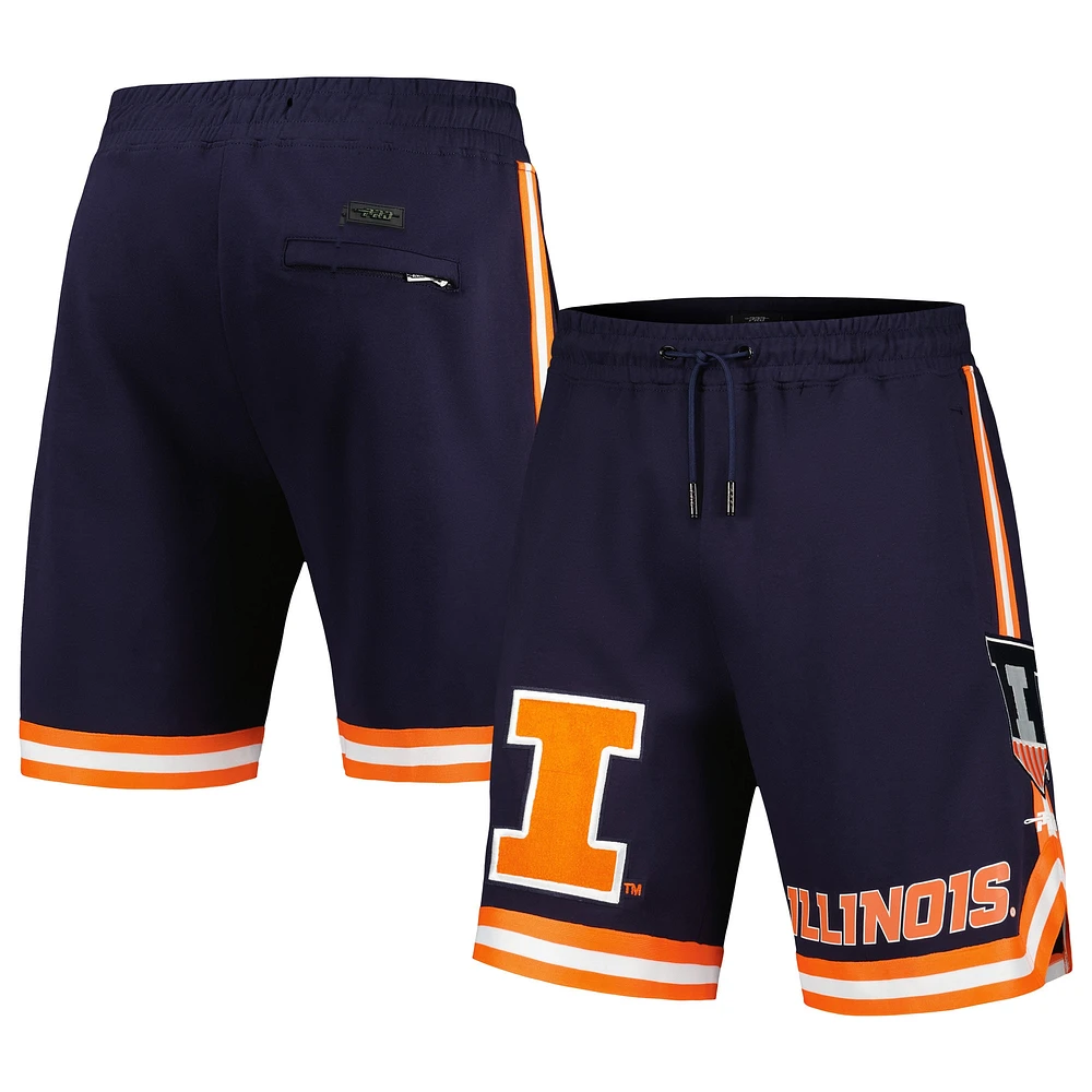 Short classique Pro Standard Illinois Fighting Illini pour homme, bleu marine