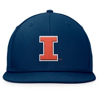 Casquette Snapback fondamentale Top of the World Navy Illinois Fighting Illini pour hommes