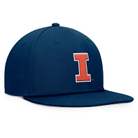 Men's Top of the World Navy Illinois Fighting Illini Fundamental Snapback Hat