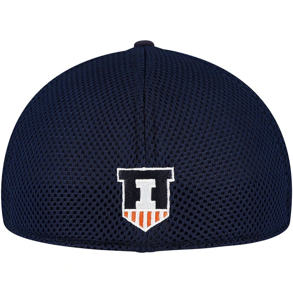 Men's Top of the World Navy Illinois Fighting Illini Spacer Flex Hat