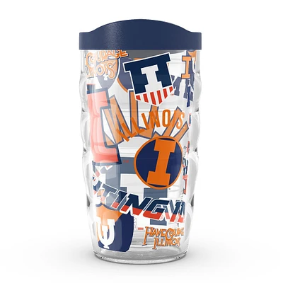 Tervis Illinois Fighting Illini 10 oz. Gobelet ondulé classique Allover