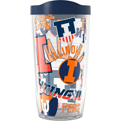 Tervis Illinois Fighting Illini 16oz. Allover Classic Tumbler