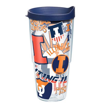 Tervis Illinois Fighting Illini 24oz. All Over Classic Tumbler