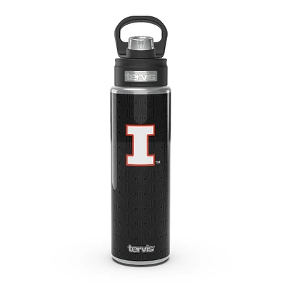 Tervis Illinois Fighting Illini 24 oz. Bouteille à large ouverture en acier inoxydable Weave