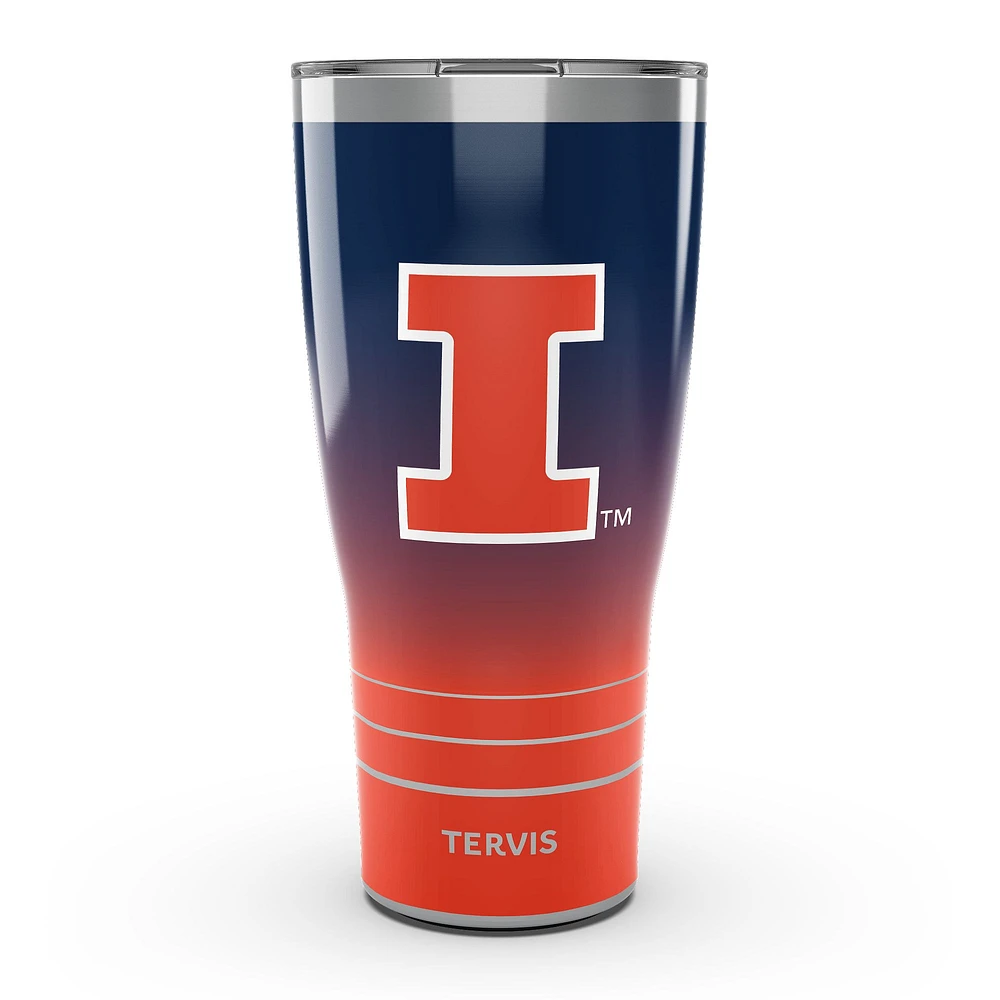 Tervis  Illinois Fighting Illini 30oz. Ombre Stainless Steel Tumbler