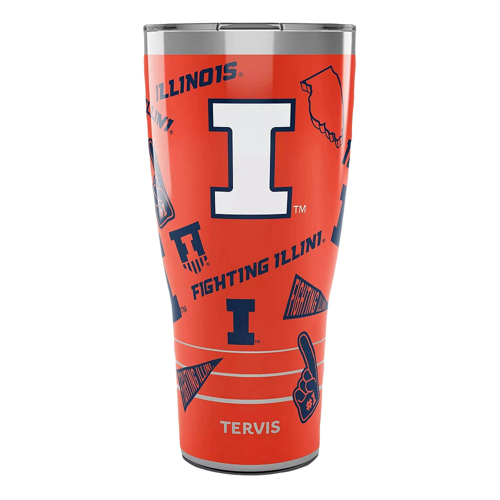 Tervis Illinois Fighting Illini 30oz. Swag Tumbler With Slider Lid