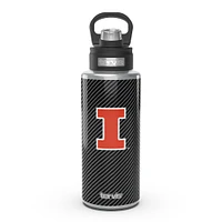 Tervis Illinois Fighting Illini 32oz. Carbon Fiber Wide Mouth Water Bottle