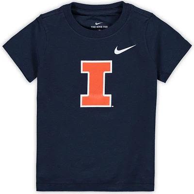 Toddler Nike Navy Illinois Fighting Illini Logo T-Shirt