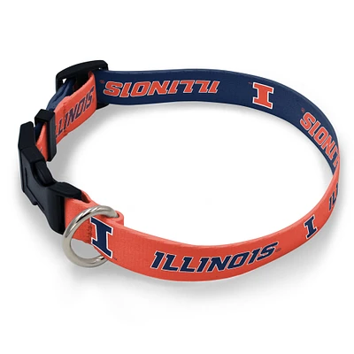 WinCraft Illinois Fighting Illini Medium Adjustable Pet Collar