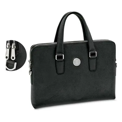 Illinois Fighting Illini Women's Leather Briefcase - Black