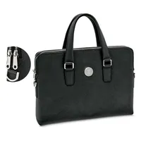 Illinois Fighting Illini Women's Leather Briefcase - Black