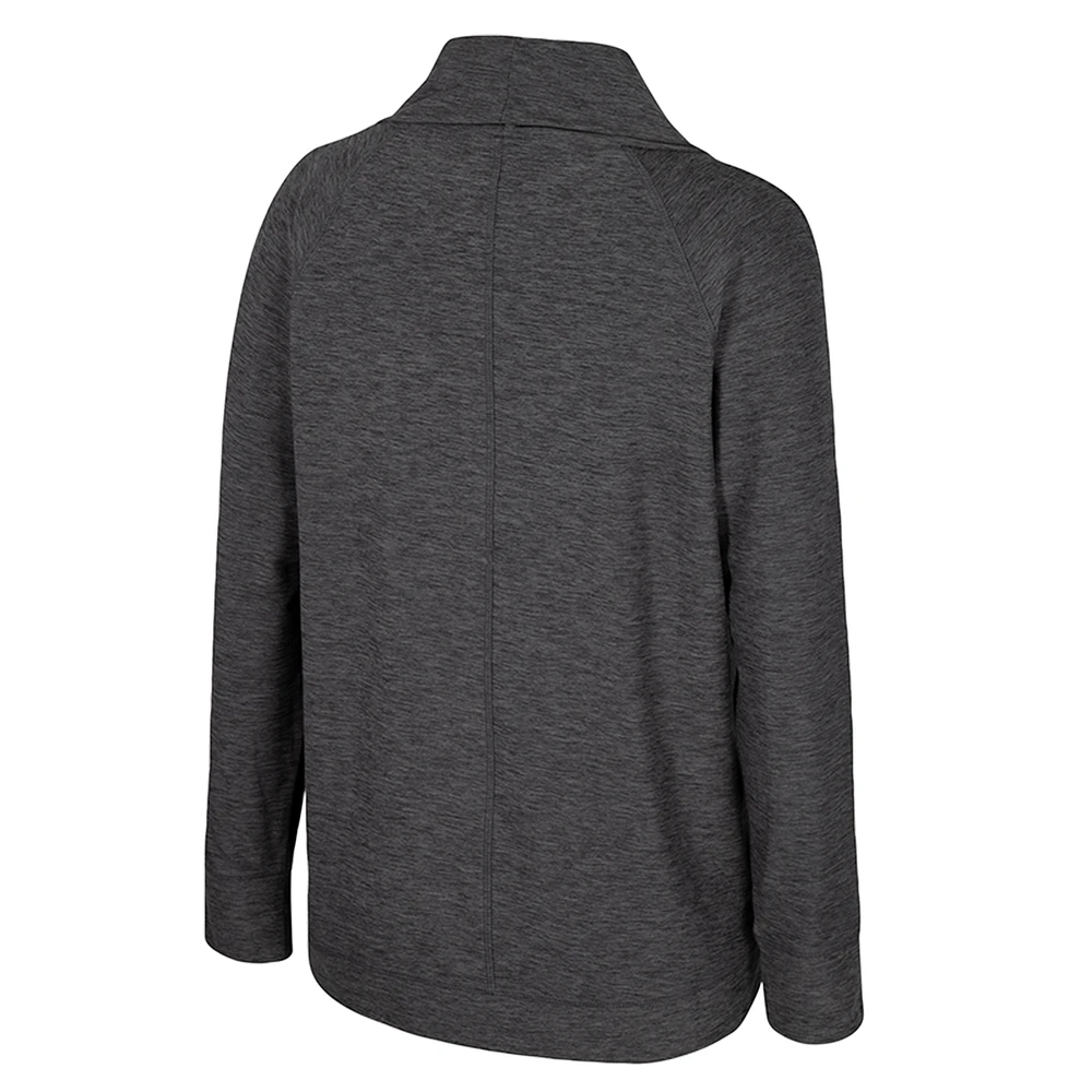 Women's Colosseum  Charcoal Illinois Fighting Illini Dash Cardigan
