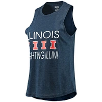 Women's Concepts Sport Orange/Navy Illinois Fighting Illini Tank Top & Pants Sleep Set