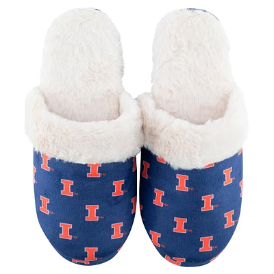 Chaussons en fausse fourrure ZooZatz Illinois Fighting Illini pour femmes