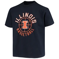 Youth Champion Navy Illinois Fighting Illini Basketball T-Shirt