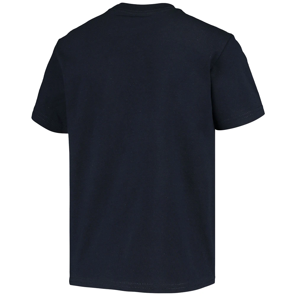 Youth Champion Navy Illinois Fighting Illini Basketball T-Shirt