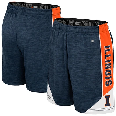 Short de sport bleu marine Illinois Fighting Illini pour jeunes Colosseum