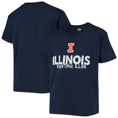 Illinois Fighting Illini Youth Team T-Shirt - Navy