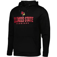 Sweat à capuche Colosseum Black Illinois State Redbirds Lantern pour homme