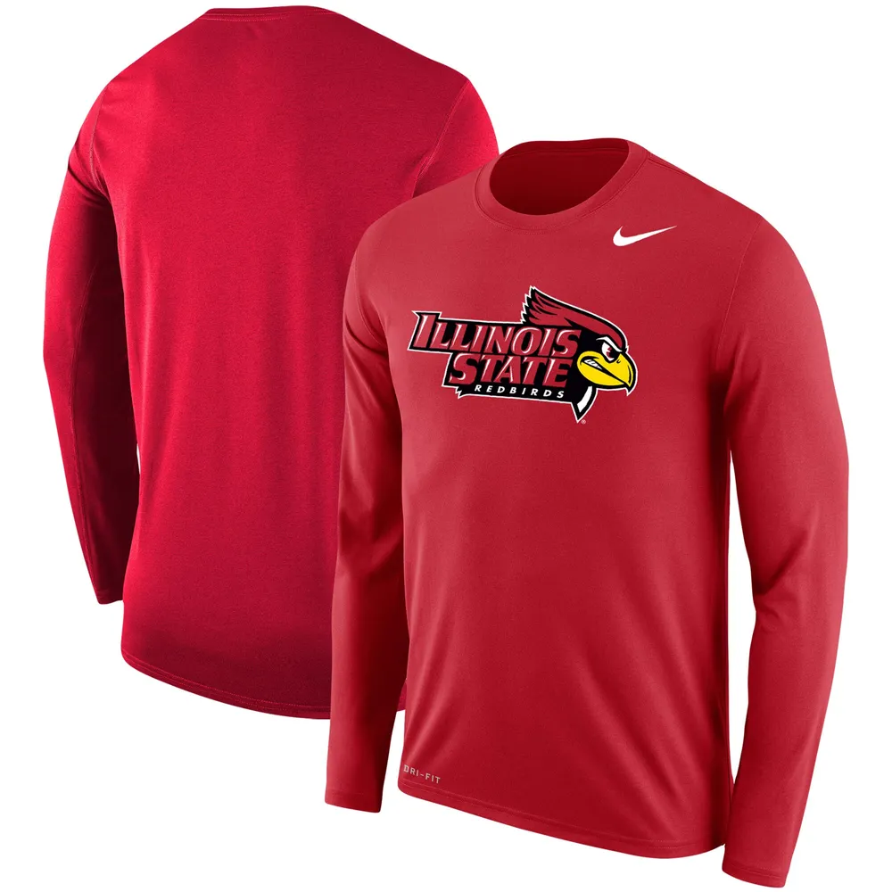 Nike Men's Dri-Fit Infograph Lockup (NFL Tampa Bay Buccaneers) Long-Sleeve T-Shirt in Red, Size: Small | NS276DL8B-7HU