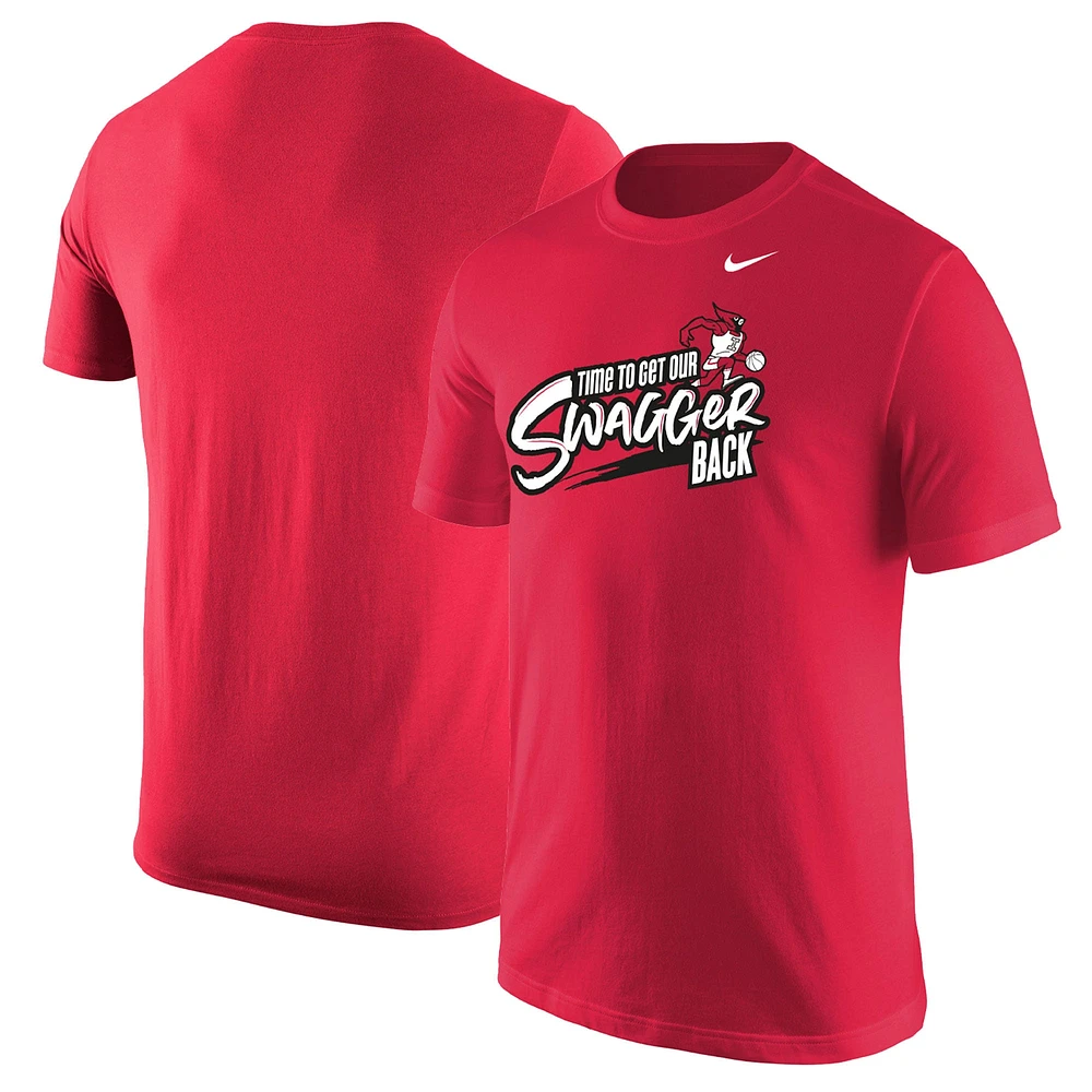 Men's Nike Red Illinois State Redbirds Swagger T-Shirt