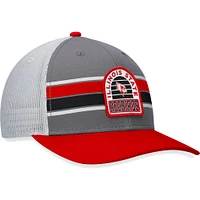 Casquette réglable pour homme Top of the World Illinois Fighting Illini Aurora Trucker gris/rouge