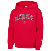 Sweat à capuche rouge Champion des jeunes Redbirds de l'Illinois State Campus