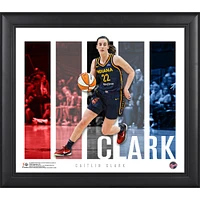 Collage de panneaux encadrés de 15" x 17" de Caitlin Clark Indiana Fever