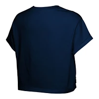 Girls Youth  Navy Indiana Fever City Pennant Cropped T-Shirt