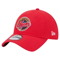 Casquette ajustable 9TWENTY pour homme Caitlin Clark Red Indiana Fever avec nom et numéro sur le côté