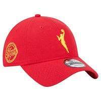 Men's New Era Red Indiana Fever 9TWENTY Adjustable Hat