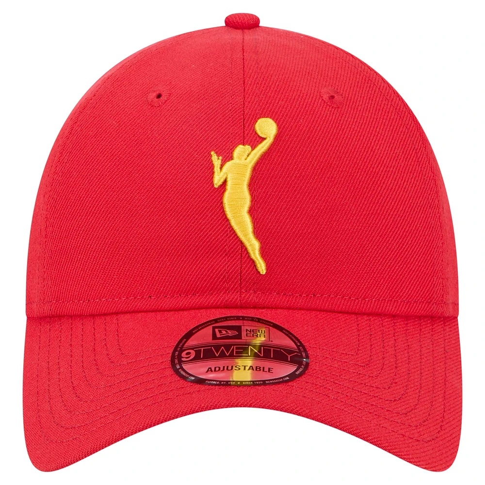 Men's New Era Red Indiana Fever 9TWENTY Adjustable Hat