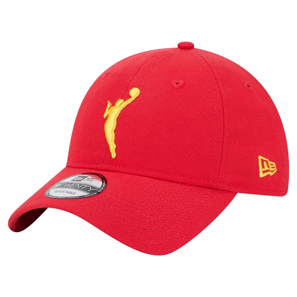 Men's New Era Red Indiana Fever 9TWENTY Adjustable Hat