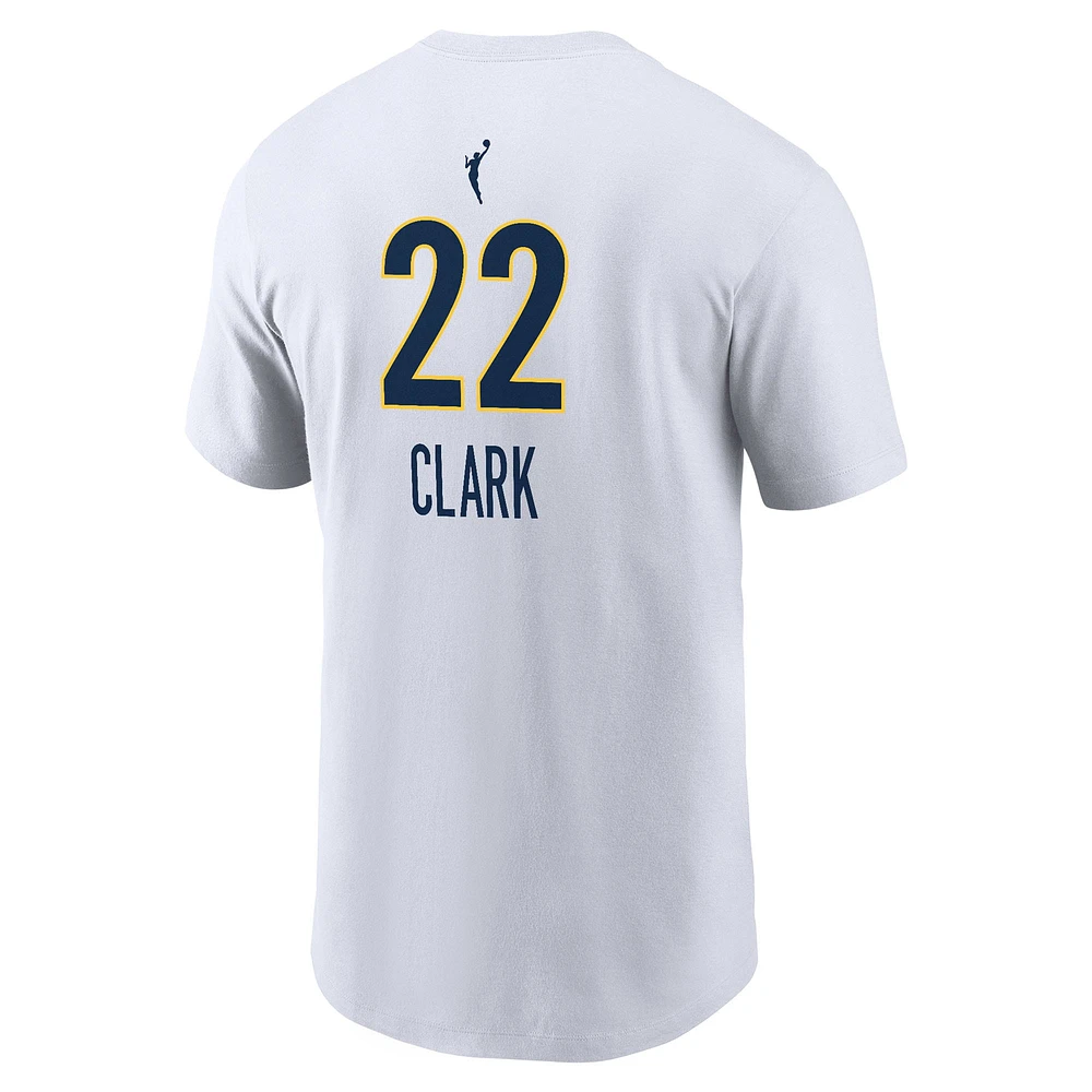 Men's Nike Caitlin Clark White Indiana Fever Heroine Edition Name & Number T-Shirt