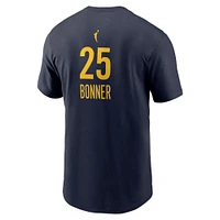 Men's Nike DeWanna Bonner Navy Indiana Fever Explorer Edition Name & Number T-Shirt