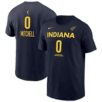 Men's Nike Kelsey Mitchell Navy Indiana Fever Explorer Edition Name & Number T-Shirt
